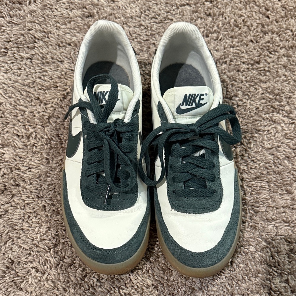 Nike Classic White and Green Sneakers